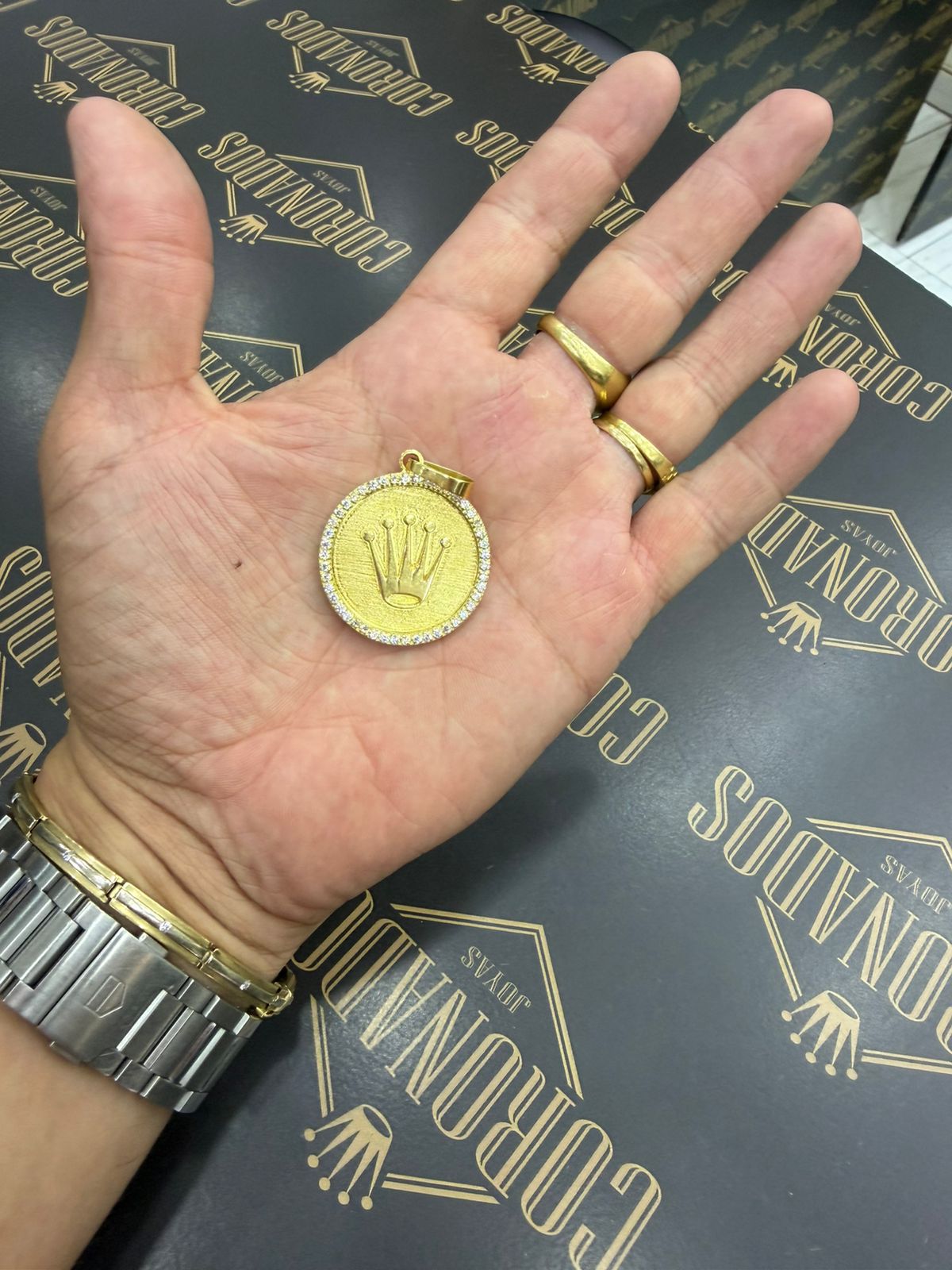DIJE CIRCULO ROLEX